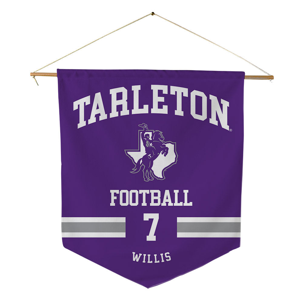 Tarleton State - NCAA Football : Marquis Willis - Pennant - 18" x 21"-0