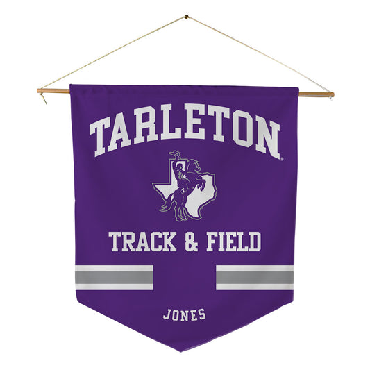 Tarleton State - NCAA Men's Track & Field : JayBrion Jones - Pennant - 18" x 21"-0