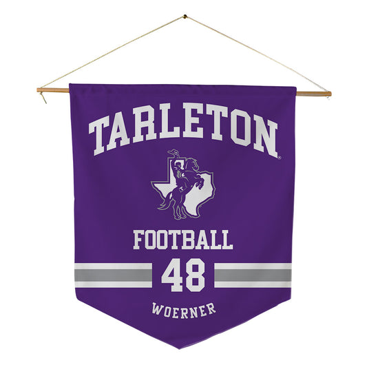 Tarleton State - NCAA Football : Reese Woerner - Pennant - 18" x 21"-0