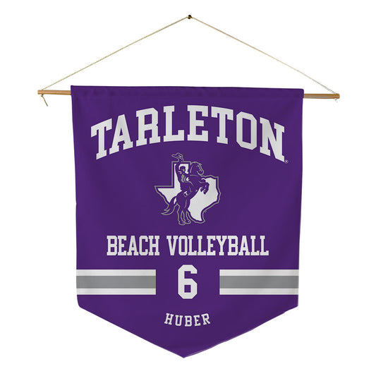 Tarleton State - NCAA Beach Volleyball : Hayden Huber - Pennant - 18" x 21"-0