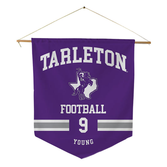 Tarleton State - NCAA Football : Tiar Young - Pennant - 18" x 21"-0