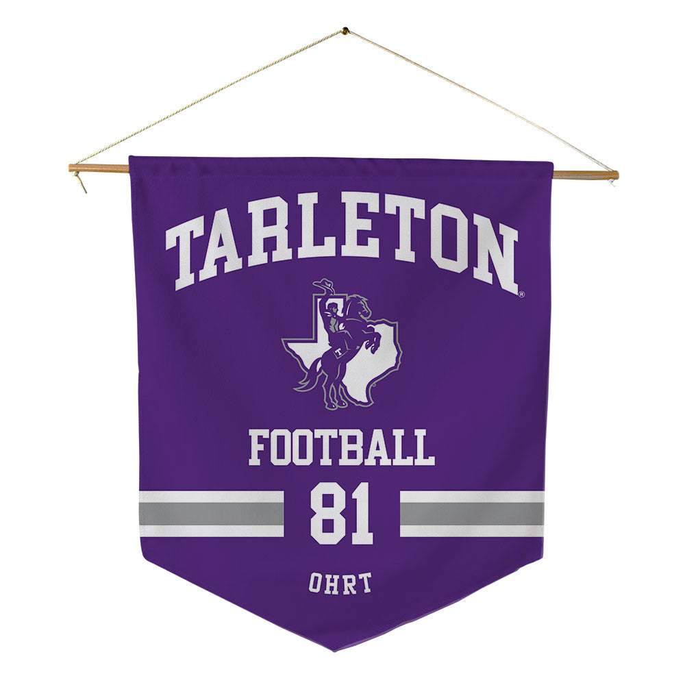 Tarleton State - NCAA Football : Fischer Ohrt - Pennant - 18" x 21"-0