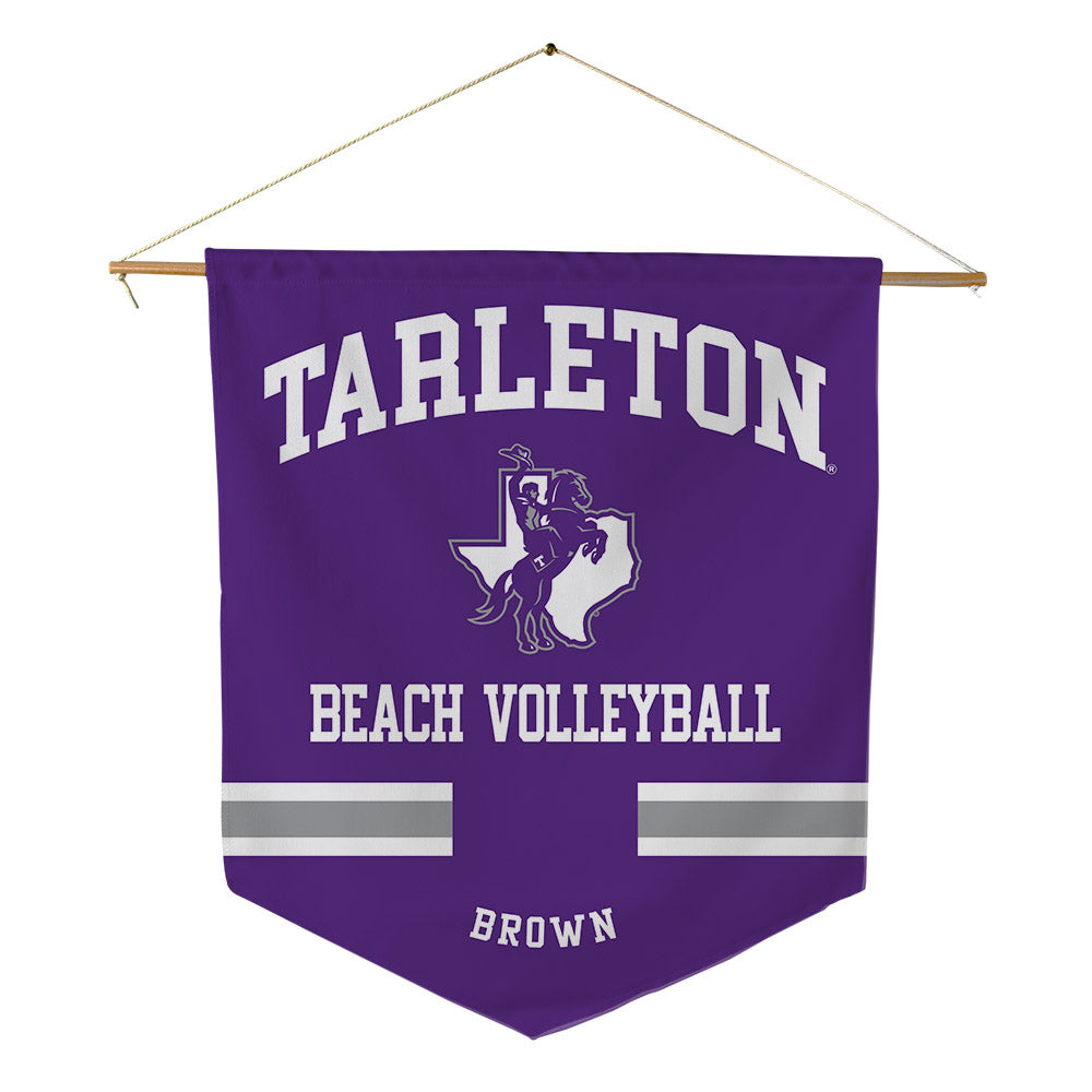 Tarleton State - NCAA Beach Volleyball : Amaya Brown - Pennant - 18" x 21"-0
