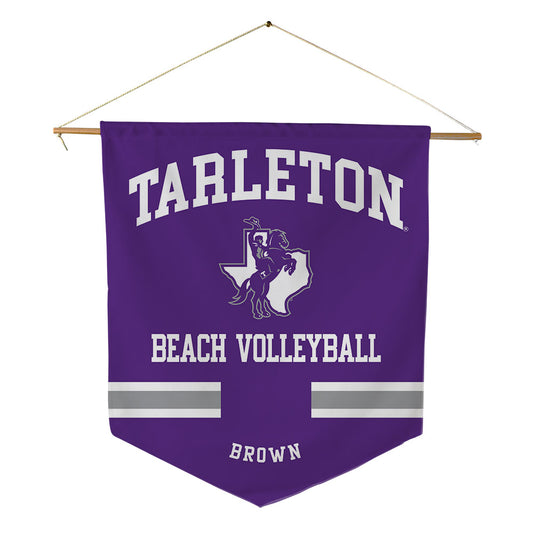 Tarleton State - NCAA Beach Volleyball : Amaya Brown - Pennant - 18" x 21"-0