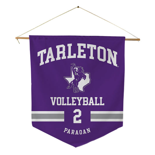 Tarleton State - NCAA Women's Volleyball : Leila Paraoan - Pennant - 18" x 21"-0
