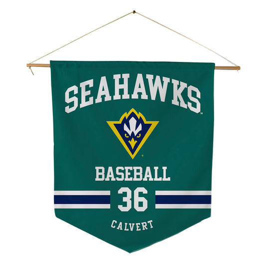 UNC Wilmington - NCAA Baseball : Ryan Calvert - Pennant - 18" x 21"-0