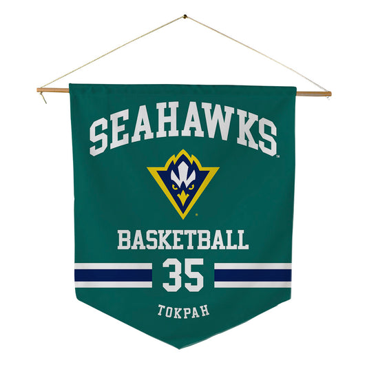 UNC Wilmington - NCAA Men's Basketball : Adam Tokpah - Pennant - 18" x 21"-0