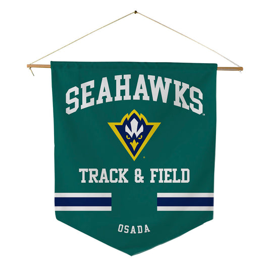 UNC Wilmington - NCAA Women's Track & Field : Ella Osada - Pennant - 18" x 21"-0