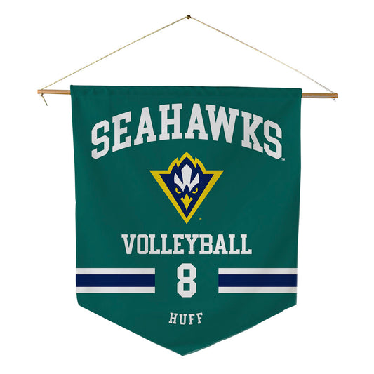 UNC Wilmington - NCAA Women's Volleyball : Margo Huff - Pennant - 18" x 21"-0