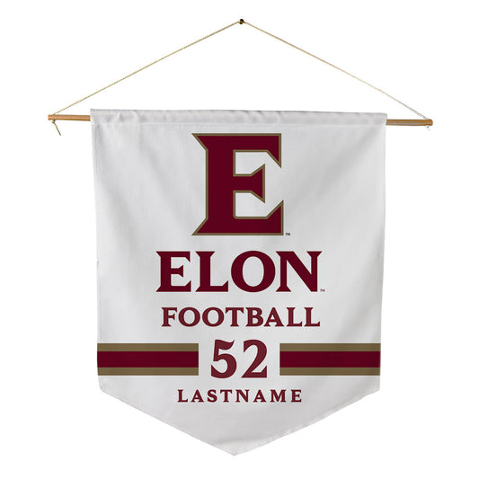 Elon - NCAA Football : Luke Edmisten - Pennant - 18" x 21"-0