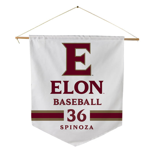 Elon - NCAA Baseball : Itai Spinoza - Pennant - 18" x 21"-0