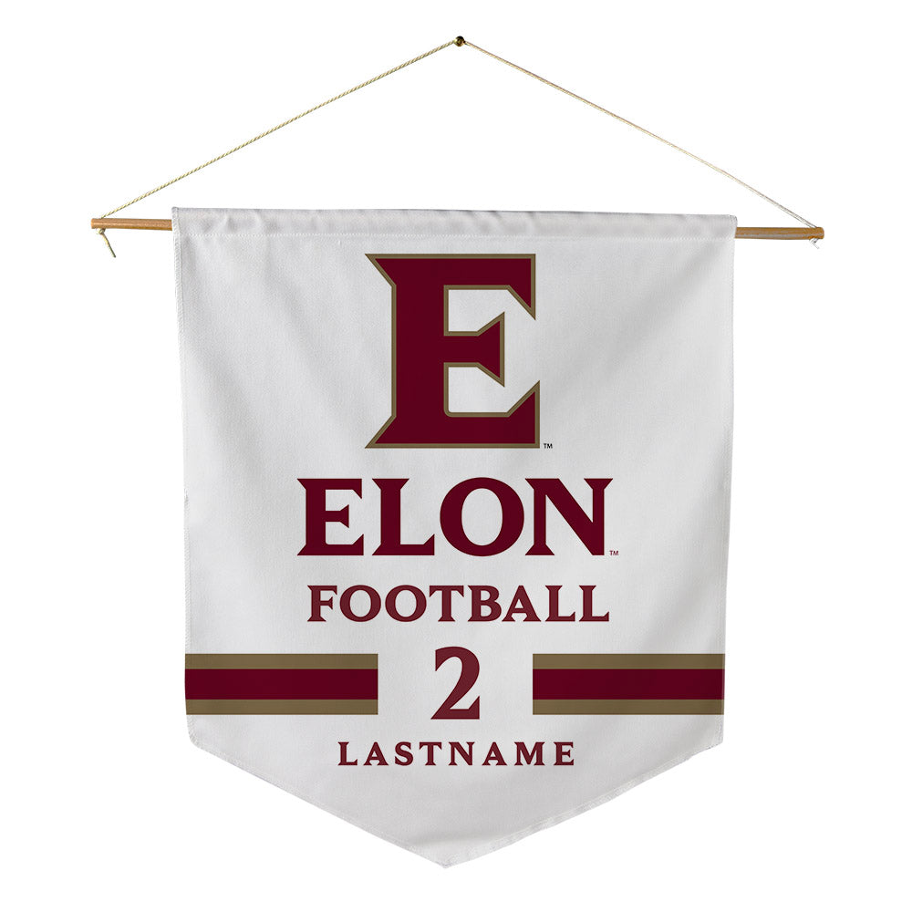 Elon - NCAA Football : Senquavious Alsobrooks - Pennant - 18" x 21"-0