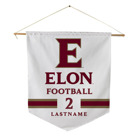 Elon - NCAA Football : Senquavious Alsobrooks - Pennant - 18" x 21"-0