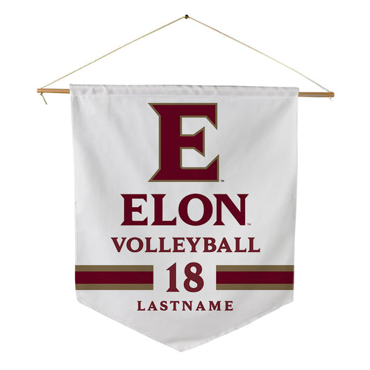 Elon - NCAA Women's Volleyball : April Rice - Pennant - 18" x 21"-0