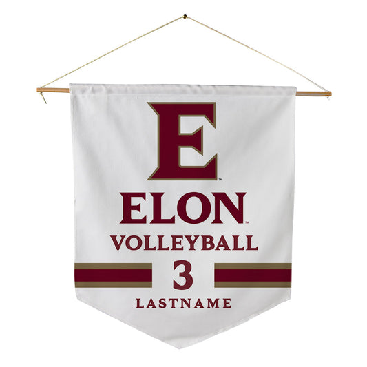 Elon - NCAA Women's Volleyball : Dani Wallace - Pennant - 18" x 21"-0