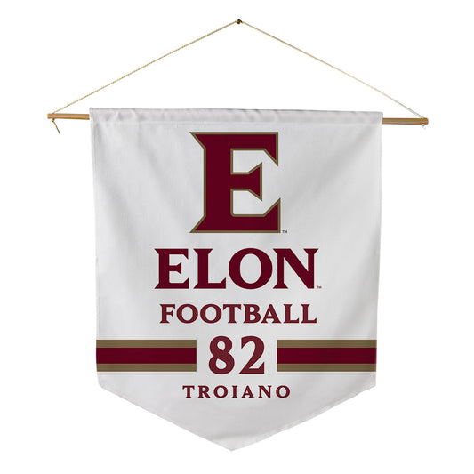 Elon - NCAA Football : Max Troiano - Pennant - 18" x 21"-0