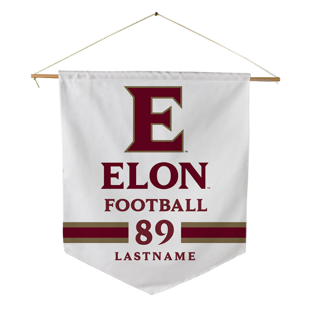 Elon - NCAA Football : Braden Gower - Pennant - 18" x 21"-0