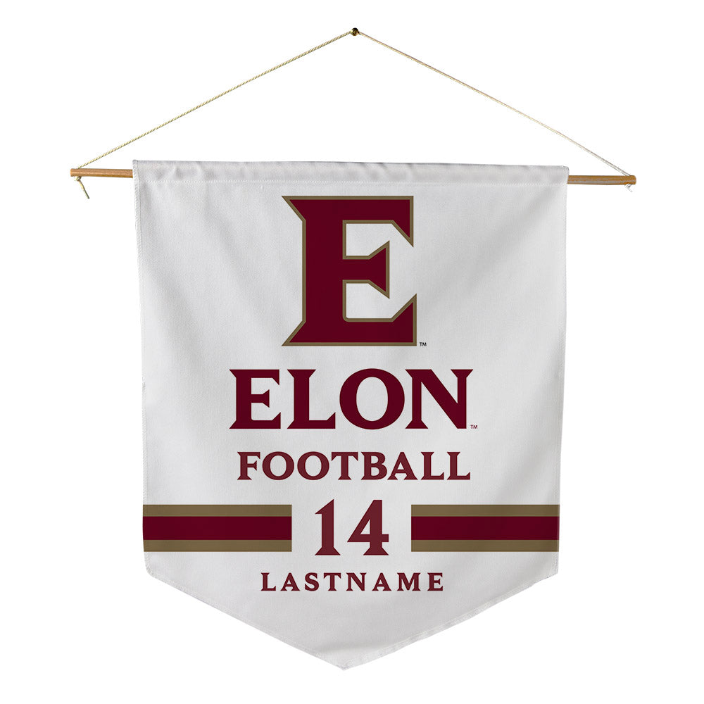 Elon - NCAA Football : Elijah Guttman - Pennant - 18" x 21"-0