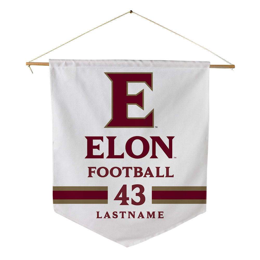 Elon - NCAA Football : Douglas Quarles III - Pennant - 18" x 21"-0