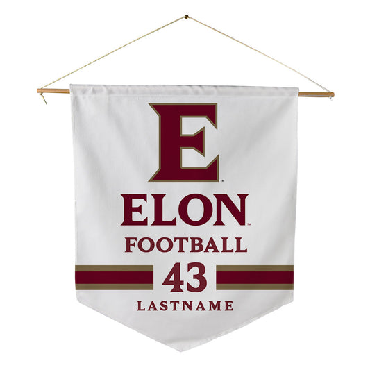 Elon - NCAA Football : Douglas Quarles III - Pennant - 18" x 21"-0