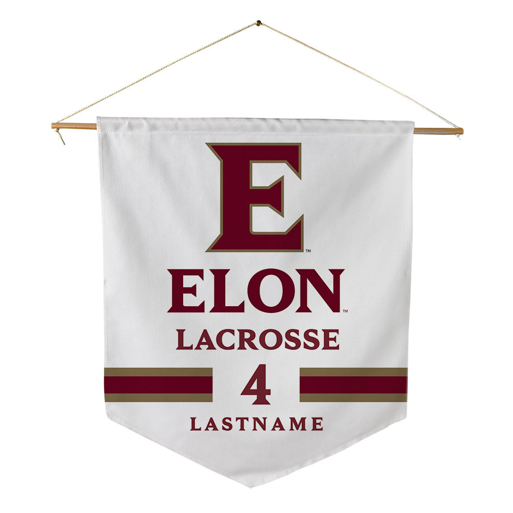 Elon - NCAA Women's Lacrosse : Kiley Selquist - Pennant - 18" x 21"-0
