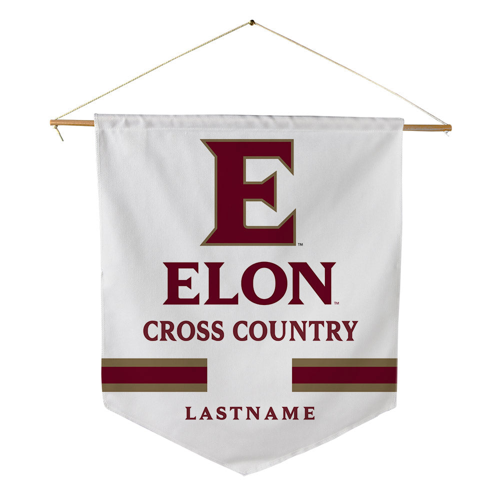Elon - NCAA Men's Cross Country : William Ashton - Pennant - 18" x 21"-0
