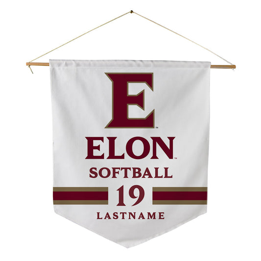 Elon - NCAA Softball : Mauri Murray - Pennant - 18" x 21"-0