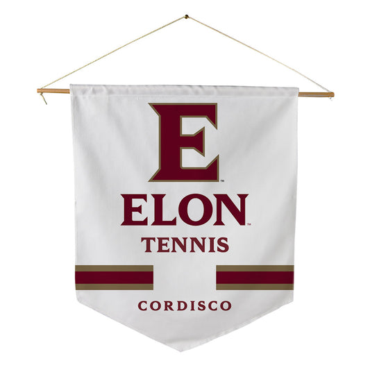 Elon - NCAA Women's Tennis : Madison Cordisco - Pennant - 18" x 21"-0