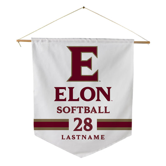 Elon - NCAA Softball : Isley Duggins - Pennant - 18" x 21"-0