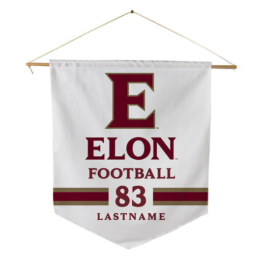 Elon - NCAA Football : Cordaway Yates - Pennant - 18" x 21"-0