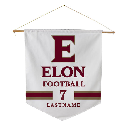Elon - NCAA Football : Cazeem Moore - Pennant - 18" x 21"-0