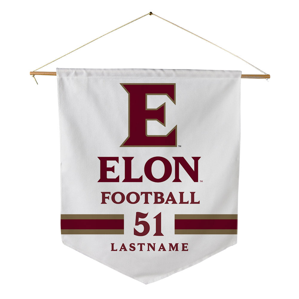 Elon - NCAA Football : Trey Hoffman - Pennant - 18" x 21"-0