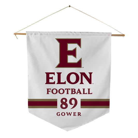 Elon - NCAA Football : Braden Gower - Pennant - 18" x 21"-0