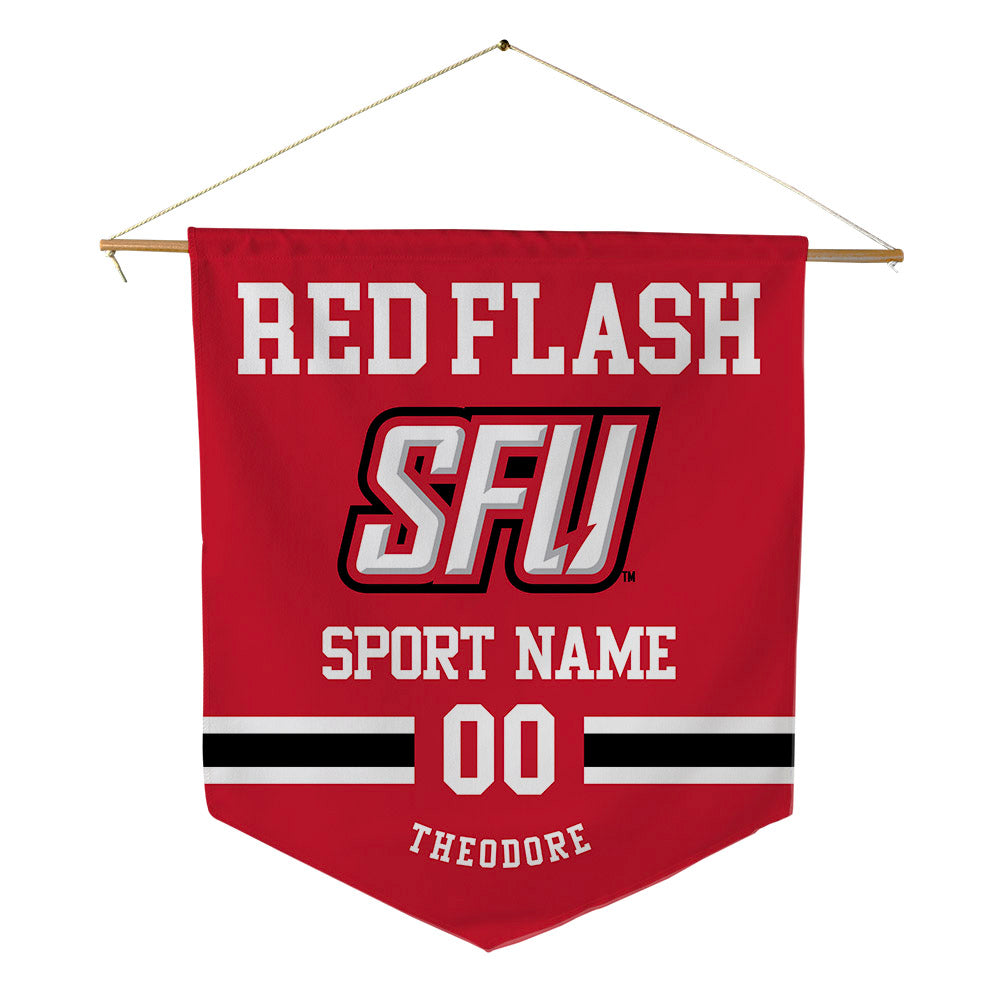St. Francis - NCAA Football : Jordan Theodore - Pennant - 18" x 21"-0