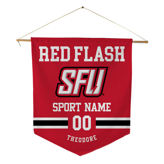 St. Francis - NCAA Football : Jordan Theodore - Pennant - 18" x 21"-0