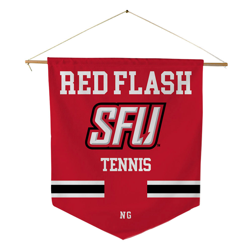 St. Francis - NCAA Men's Tennis : Jonah Ng - Pennant - 18" x 21"-0