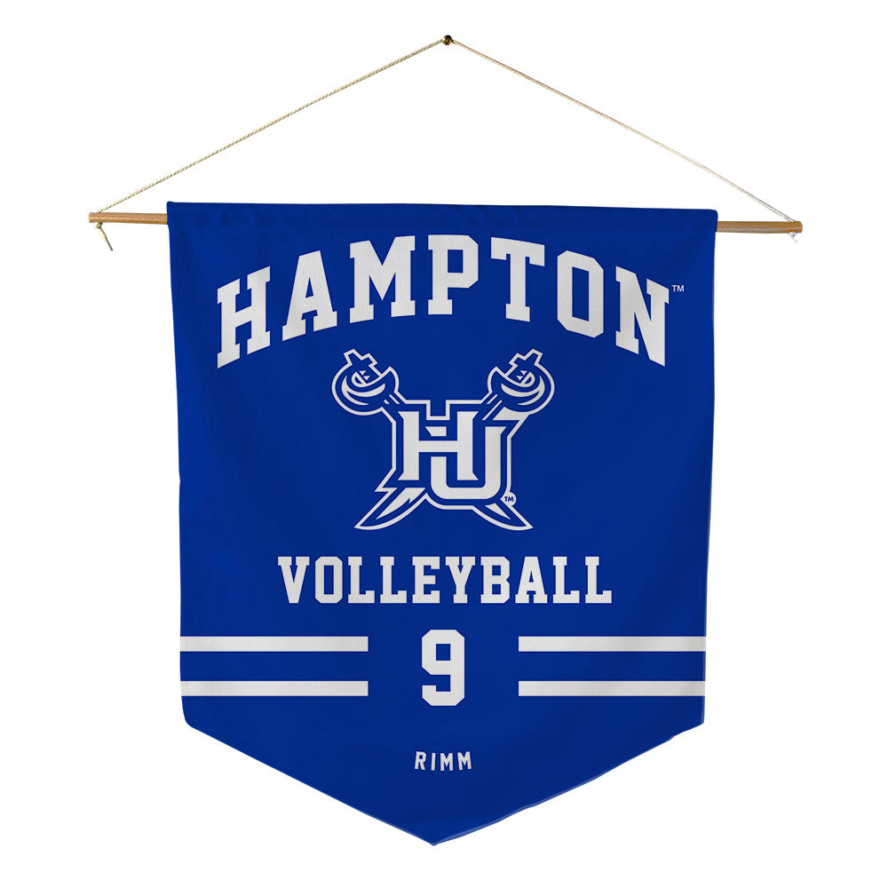 Hampton - NCAA Women's Volleyball : Jaya Rimm - Pennant - 18" x 21"-0