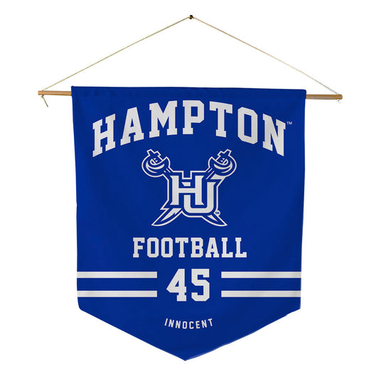 Hampton - NCAA Football : Mcowens Innocent - Pennant - 18" x 21"-0
