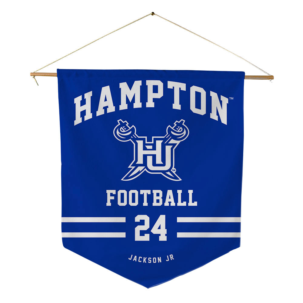 Hampton - NCAA Football : Andre Jackson Jr - Pennant - 18" x 21"-0