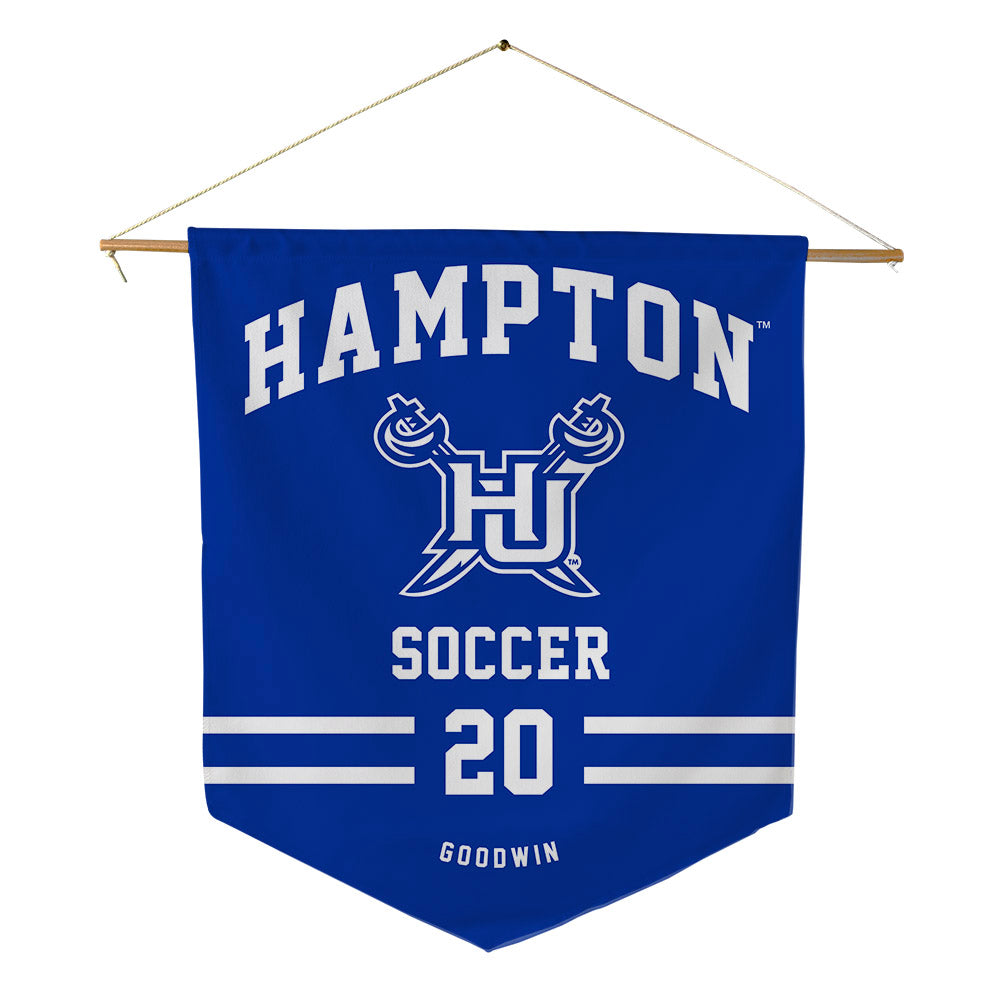 Hampton - NCAA Women's Soccer : Taryn Goodwin - Pennant - 18" x 21"-0