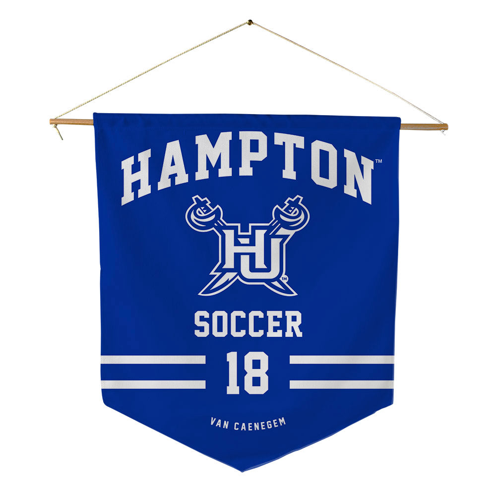 Hampton - NCAA Women's Soccer : Ellen Van Caenegem - Pennant - 18" x 21"-0
