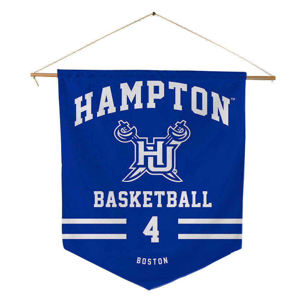 Hampton - NCAA Women's Basketball : Arlisha Boston - Pennant - 18" x 21"-0