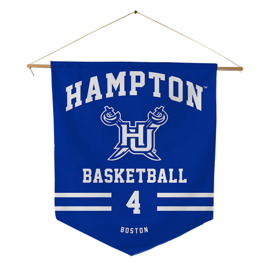 Hampton - NCAA Women's Basketball : Arlisha Boston - Pennant - 18" x 21"-0