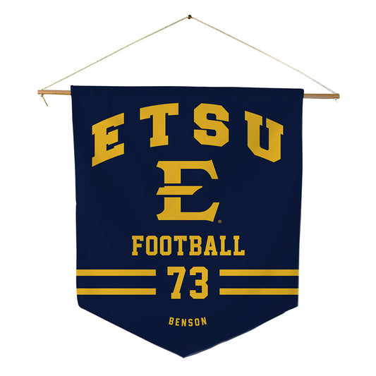 East Tennessee State - NCAA Football : Joshua Benson - Pennant - 18" x 21"-0