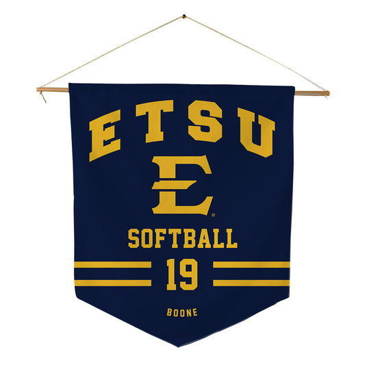 East Tennessee State - NCAA Softball : Whitney Boone - Pennant - 18" x 21"-0