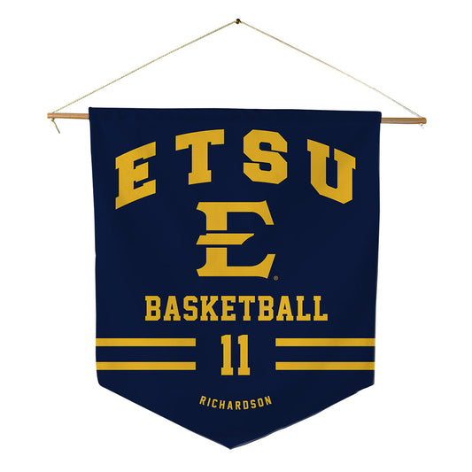 East Tennessee State - NCAA Women's Basketball : Carmen Richardson - Pennant - 18" x 21"-0