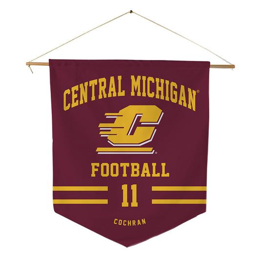 Central Michigan - NCAA Football : Dakota Cochran - Pennant - 18" x 21"-0