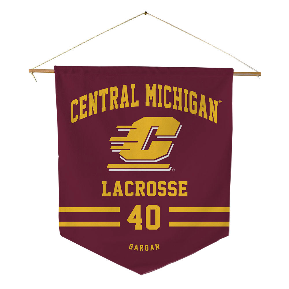 Central Michigan - NCAA Women's Lacrosse : Emily Gargan - Pennant - 18" x 21"-0