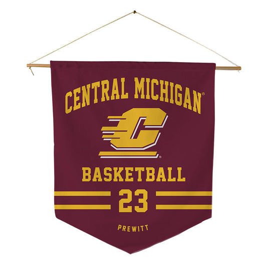 Central Michigan - NCAA Women's Basketball : Demetria Prewitt - Pennant - 18" x 21"-0