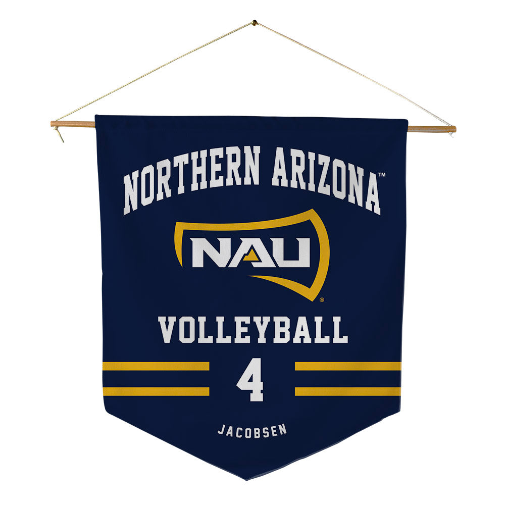 Northern Arizona - NCAA Women's Volleyball : Taylor Jacobsen - Pennant - 18" x 21"-0